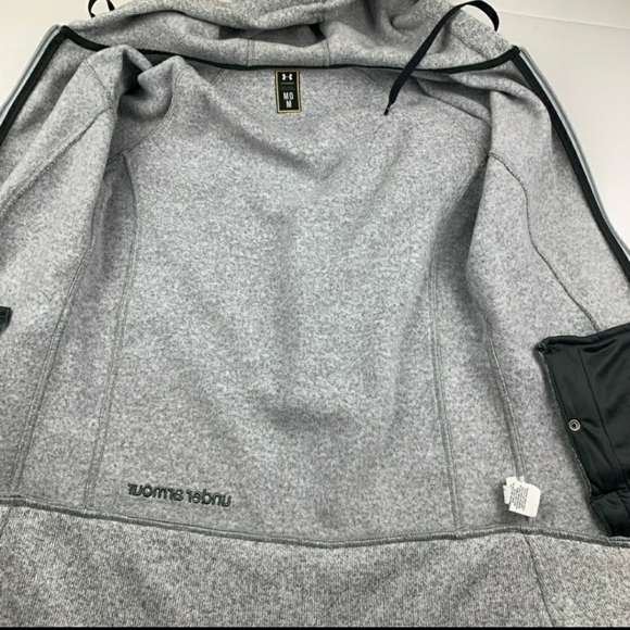 Under Armour UA Storm Full Zip Long Hoodie Women's Small S Heathered Grey EUC - Picture 8 of 13
